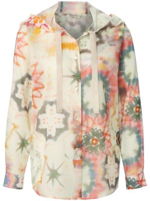 Blouse 100% katoen lange mouwen Van Margittes wit Blouse 100% katoen lange mouwen Van Margittes wit