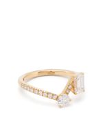 Loyal.e Paris bague en or 18ct pavée de diamants