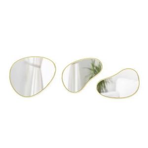 Umbra Hubba Pebble Spiegel - Set van 3 - Brass