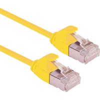 ROLINE F/UTP DataCenter Patchkabel Cat.6A (Class EA), LSOH, extra dun, geel, 3 m - thumbnail