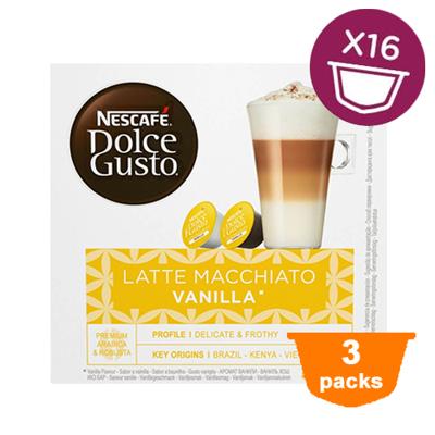 Dolce Gusto - Latte Macchiato Vanilla - 3x 16 cups