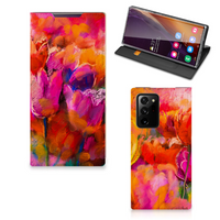 Bookcase Samsung Galaxy Note 20 Ultra Tulips - thumbnail