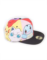 Pokemon Snapback Cap Multi Pop Art - thumbnail