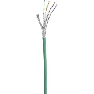 Renkforce RF-5228502 RJ45 Netwerkkabel, patchkabel CAT 6 S/FTP 0.25 m Groen Snagless, Vergulde steekcontacten, Vlambestendig 1 stuk(s)