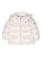 Moncler Enfant Valya logo-patch padded coat - Rose - thumbnail