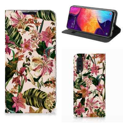 Samsung Galaxy A50 Smart Cover Flowers