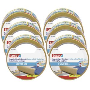 tesa UNIVERSAL 56171 Dubbelzijdige tape (l x b) 10 m x 50 mm 6 stuk(s)