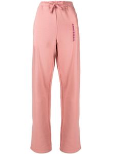 Y/Project pantalon de jogging oversize à logo brodé - Rose