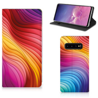 Stand Case voor Samsung Galaxy S10 Regenboog