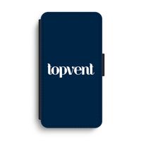 Topvent Navy: iPhone XS Max Flip Hoesje - thumbnail