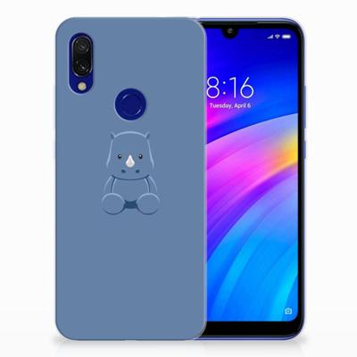 Xiaomi Redmi 7 Telefoonhoesje met Naam Baby Rhino Xiaomi Redmi 7 Telefoonhoesje met Naam Baby Rhino
