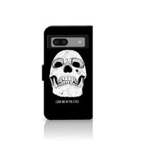 Telefoonhoesje met Naam Google Pixel 8A Skull Eyes - thumbnail