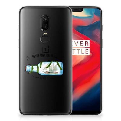 OnePlus 6 Telefoonhoesje met Naam Boho Bottle