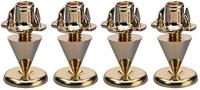 Monacor Spikes-set voor luidspreker, Slim, 4 stuks, goudkleurig