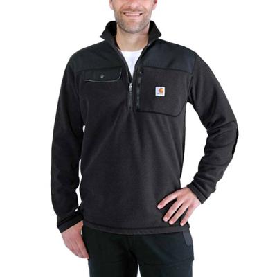 Carhartt Fallon Half-Zip Sweatshirt Zwart Vest Heren Carhartt Fallon Half-Zip Sweatshirt Zwart Vest Heren