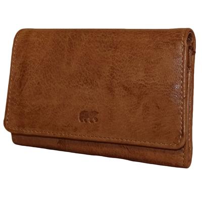 Bear Design Portemonnee met Overslag M Cow Lavato Baltic