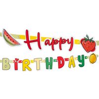 Letterslinger Happy Birthday Fruit (3m) - thumbnail