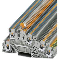 Phoenix Contact 3213955 Installatierandaardeklem 5.2 mm Snelaansluiting Grijs 1 stuk(s) - thumbnail