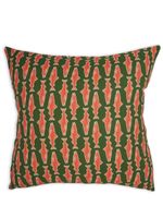 La DoubleJ x Passalacqua coussin Como Fish en coton - Vert