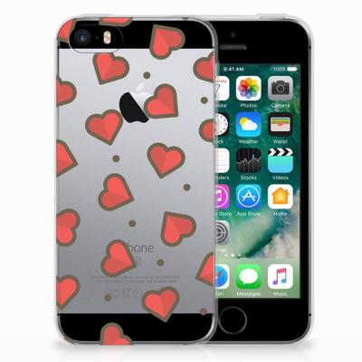 Apple iPhone SE | 5S TPU bumper Hearts Apple iPhone SE | 5S TPU bumper Hearts
