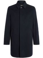 Zegna trench en laine - Noir