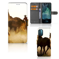 Nokia G11 | G21 Telefoonhoesje met Pasjes Design Cowboy