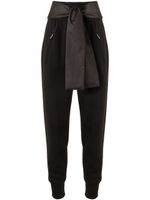 3.1 Phillip Lim pantalon de jogging à taille ceinturée - Noir