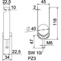 OBO Bettermann 1186237 Beugelklem 1 stuk(s) - thumbnail