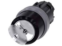 Siemens 3SU1030-4CF01-0AA0 Sleutelschakelaar 1 x 90 ° IP66, IP67, IP69/IP69K 1 stuk(s)