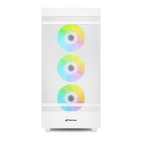 Sharkoon Rebel C50 White RGB tower behuizing - thumbnail