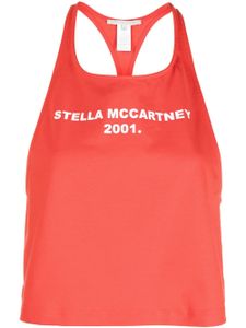 Stella McCartney débardeur à logo imprimé - Rouge