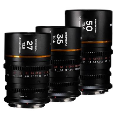Laowa Nanomorph S35 Bundle (27,35,50mm) (Amber) (Cine) Canon RF
