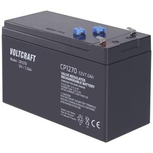 VOLTCRAFT CE12V/7Ah Loodaccu 12 V 7 Ah Loodvlies (AGM) (b x h x d) 151 x 100 x 65 mm Kabelschoen 4.8 mm Onderhoudsvrij