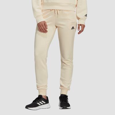 adidas Adidas essentials french terry logo joggingbroek wit/beige dames dames