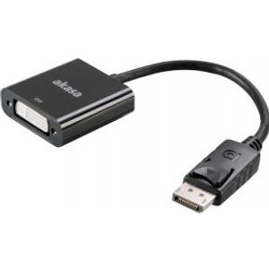 Akasa AK-CBDP05-20BK video kabel adapter Zwart