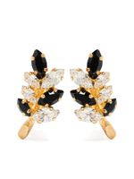 Christian Dior Pre-Owned boucles d'oreilles serties de cristaux (années 1980)