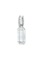 EÉRA boucle d'oreille Tokyo en or blanc 18ct ornée de diamants - Argent