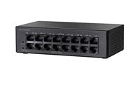 Cisco SF110D-16HP 10/100-PoE-desktopschakelaar met 16 poorten (SF110D-16HP-EU)