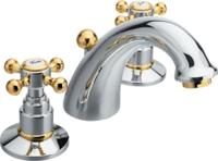 Sapho Retro inbouw wastafelkraan goud