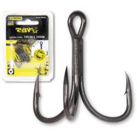 Black Cat Curved Point Treble Hook DG Coating 5st. Size 3/0