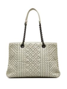 Bottega Veneta Pre-Owned sac à main médium (2012-2022) - Blanc