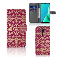 Wallet Case OPPO A9 (2020) | A5 (2020) Barok Pink