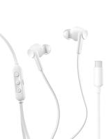 Belkin SoundForm ANC Oortjes met Draad met USB-C Connector, In-Ear Koptelefoon met Microfoon - Earbuds voor iPhone 17, iPhone 16, iPad Mini, Galaxy S25, Google Pixel 10, Android en Meer - Wit
