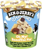 Ben & Jerry's Sundae Oh My! Banoffee Pie! 427ml - Online Boodschappen bij Butlon - Voor 12 uur besteld, morgen bezorgd