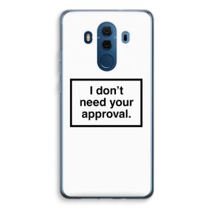 Don't need approval: Huawei Mate 10 Pro Transparant Hoesje