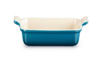 Le Creuset Ovenschaal Heritage - Deap Teal - 19 x 14 cm / 1.1 liter