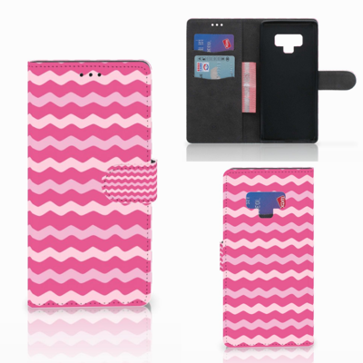 Samsung Galaxy Note 9 Telefoon Hoesje Waves Pink