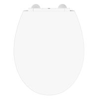 Toiletbril Schutte Lupos Softclose en LED-nachtverlichting Wit Schutte - thumbnail