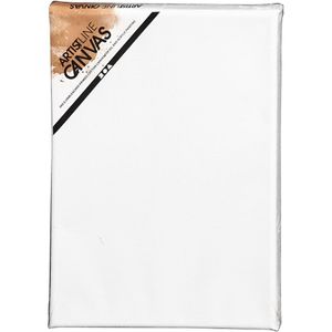 2x stuks schilders doeken van canvas 18 x 24 cm   -