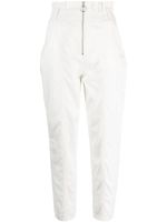 Ba&Sh Omny elasticated cropped trousers - Blanc